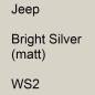 Preview: Jeep, Bright Silver (matt), WS2.